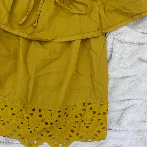 Madewell Balcony Eyelet off the shoulder top - Picture 5 of 5